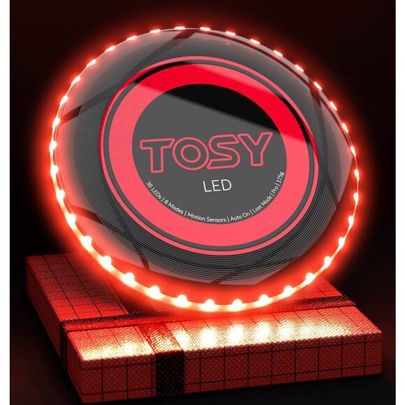 TOSY Flying Disc - 36 Mono-Color LEDs, Extremely Bright NWT - Picture 1 of 4